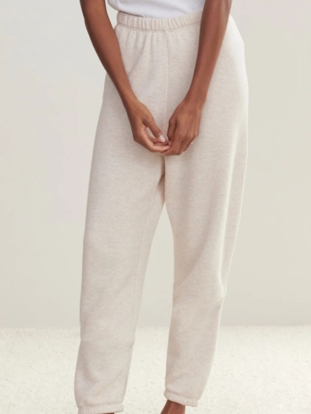 Jenni Kayne Cream Saturday Pants